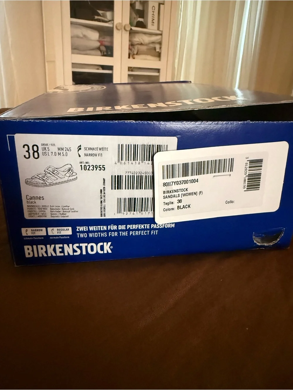 Birkenstock black leather